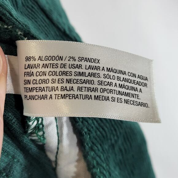 Cat & Jack Girls Wide Leg Corduroy Overalls, Jade Charm, Size Youth M, NWT - Picture 7 of 7